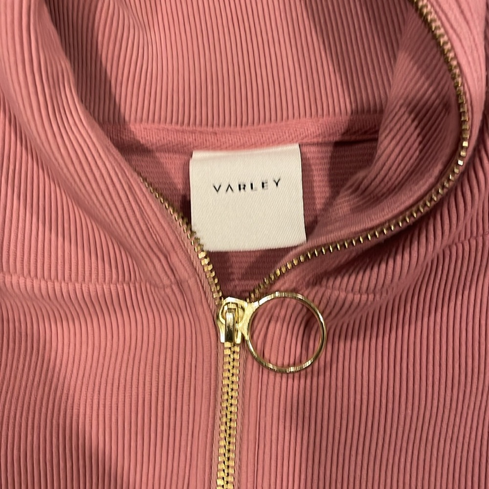 Varley Pink High-Neck Jacket - Picture 2 of 11